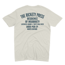 Load image into Gallery viewer, The Rickety Press - Residence of Insobriety - White