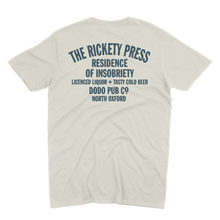 Load image into Gallery viewer, The Rickety Press - Residence of Insobriety - White
